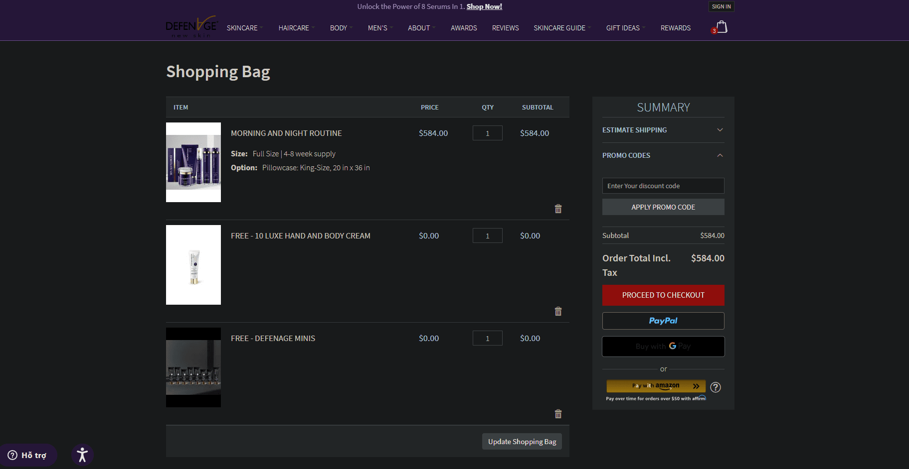 How to apply DefenAge coupon code